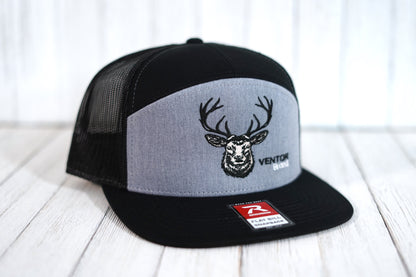 Deer Head - VENTOR Brand 7 panel hat