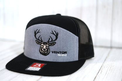 Deer Head - VENTOR Brand 7 panel hat