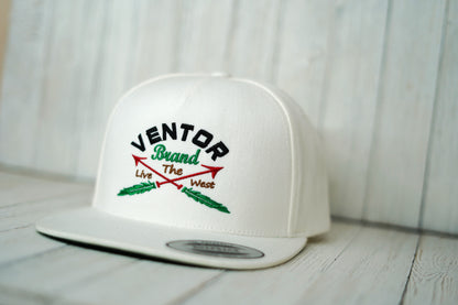 WILDER - VENTOR Brand White Snapback Cap